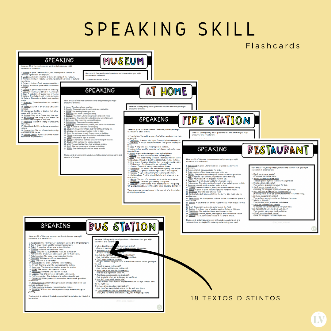 Lexical Chunks for Speaking