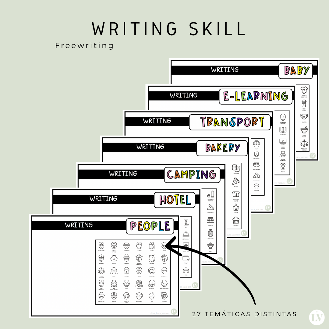 Free writing with vocabulary