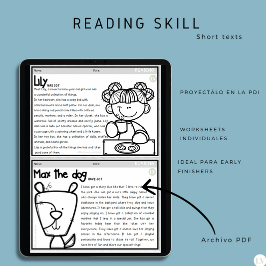Short texts for reading