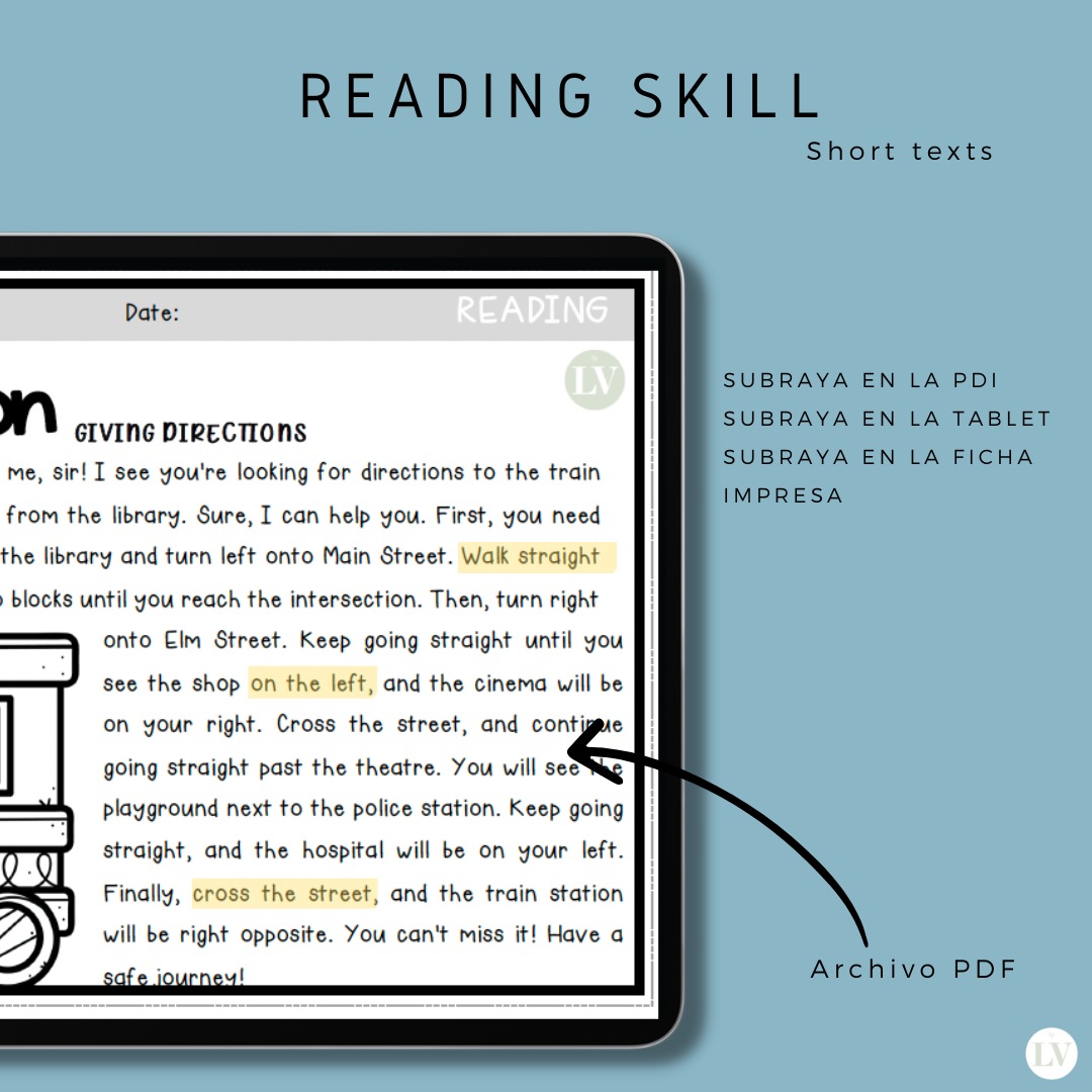 Short texts for reading