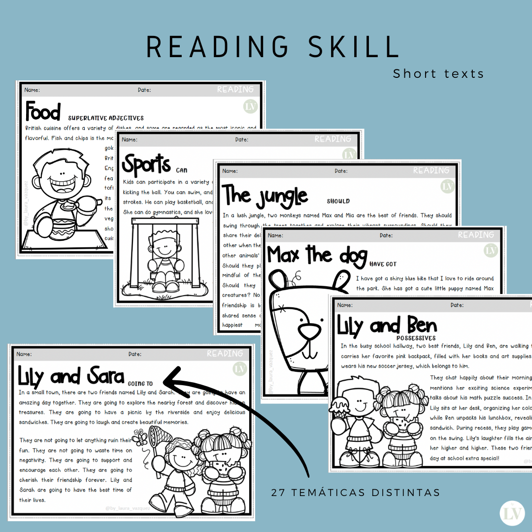 Short texts for reading
