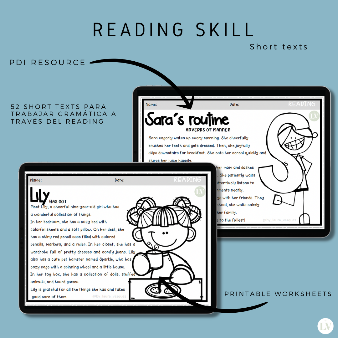 Short texts for reading