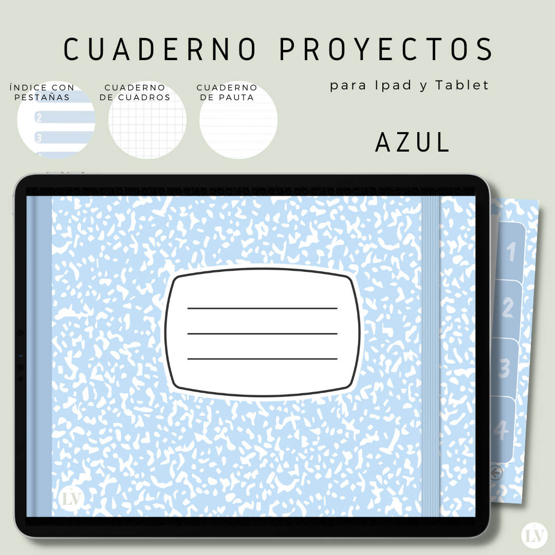 8 Cuadernos digitales. Tamaño A5.