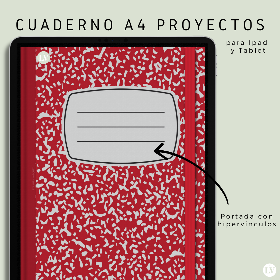 8 Cuadernos digitales. Tamaño A4.