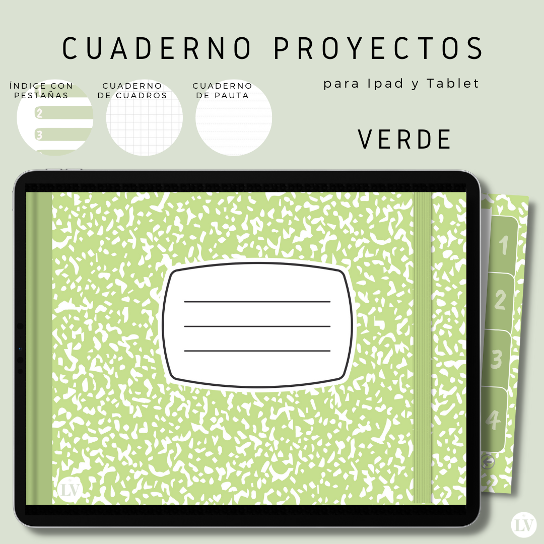 8 Cuadernos digitales. Tamaño A5.