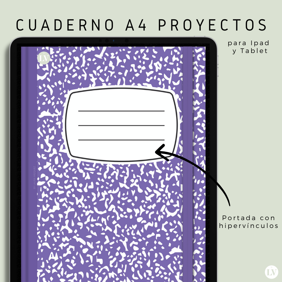 8 Cuadernos digitales. Tamaño A4.